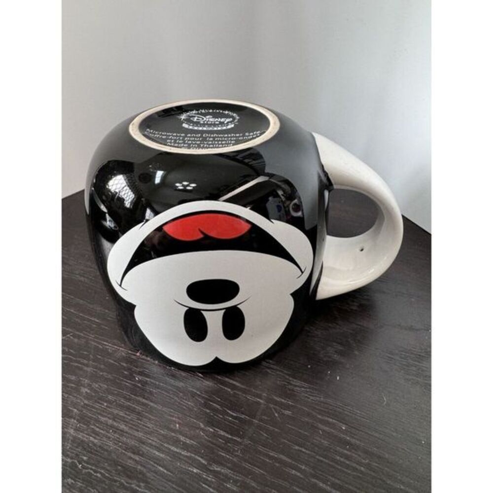 Disney Store‎ Exclusive  Mickey Mouse Face Mug/Cup**16 oz* Black White - Picture 2 of 7